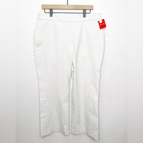 Spanx On the Go Kick Flare Pants Ultimate Opacity Technology 20373Q White - Picture 6 of 11
